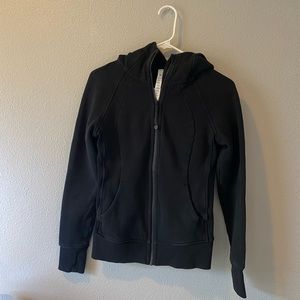 Lululemon Black Scuba Full-zip Hoodie!